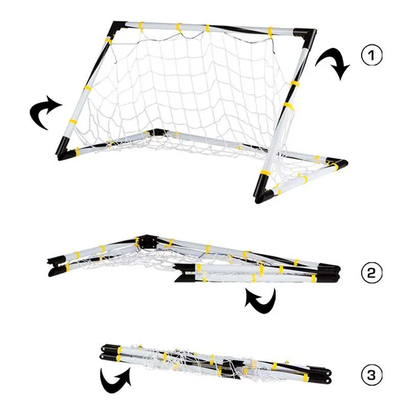 Portería Futbol Plegable 90x59x59 Cm