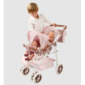 Muñeca Arias Coche Gemelar Bear Con Bolso 45x70x73 Cm De Muñecas Arias 2