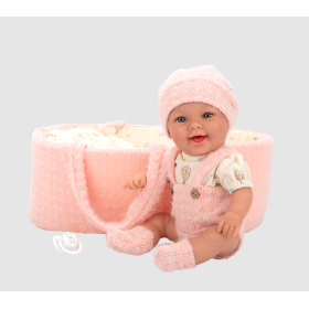 Muñeca Arias Elegance Gadi Rosa C/ Capazo 33 Cm De Muñecas Arias 2