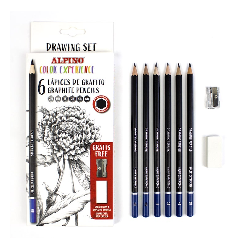 Alpino Pack 6 Lápices Grafito Color Experience