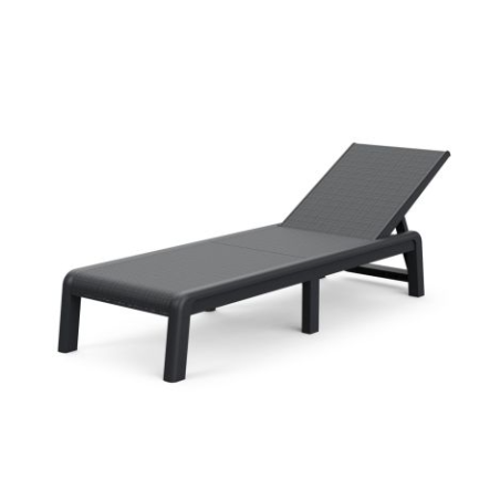 Tumbona Resina Mallorca Antracita