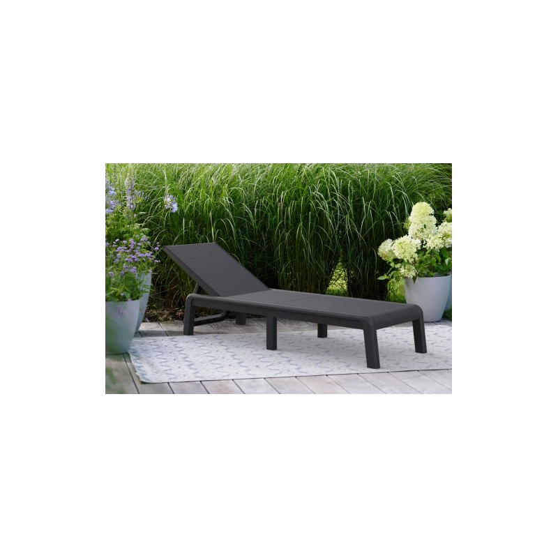 Tumbona Resina Mallorca Antracita