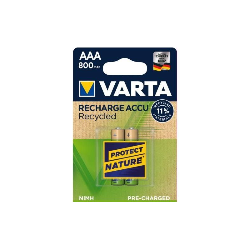 Pilas Recargables AAA 2 Unidades