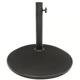 Soporte Sombrilla Negro Cemento 15 kg