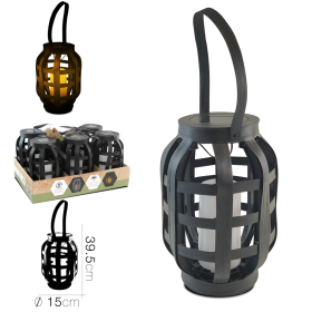 Lámpara Solar Ratán 15x39,5 cm 2