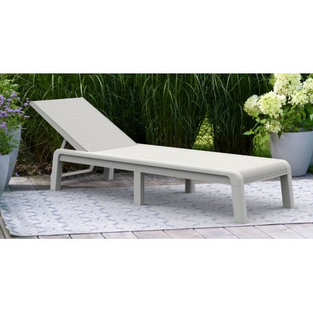 Tumbona Resina Mallorca Blanca