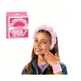 Beauty Routine Set Diadema Y Muñequera Cuidado Facial De Nice Group