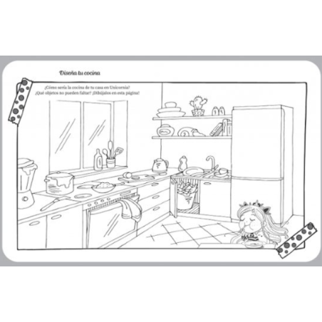 Libro De Colorear De Unicornia