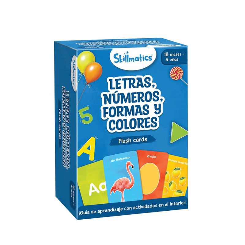 Flascards Letras, Números, Formas y Colores