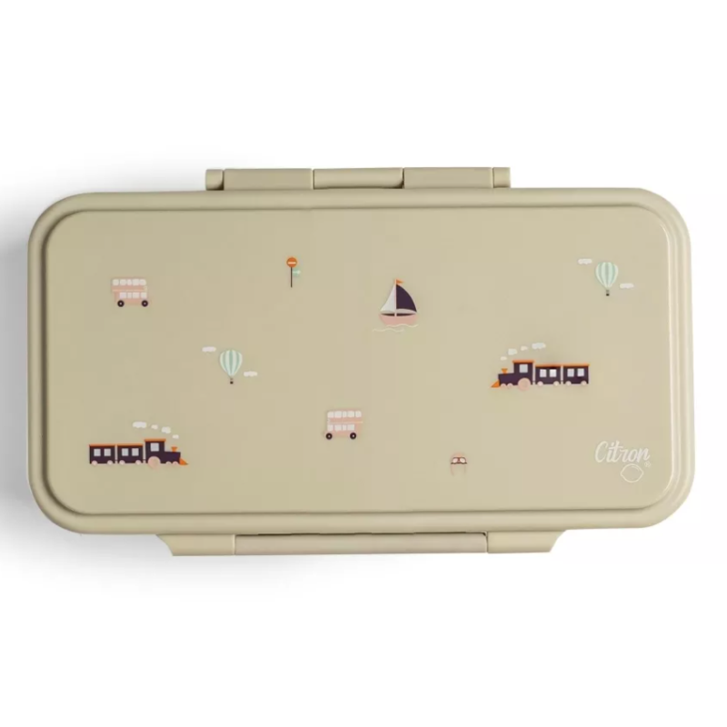 Táper Mediano Rectangular Citron Vehículos