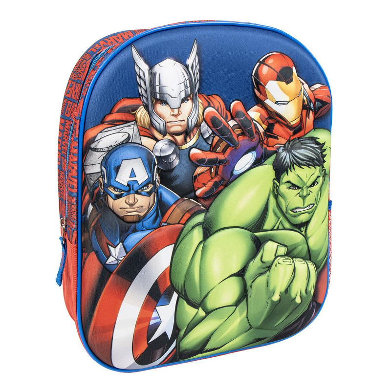 Mochila Infantil Avengers 3D De Vuela al Cole