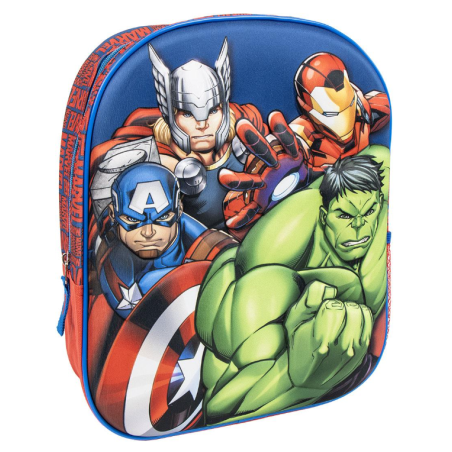 Mochila Infantil Avengers 3D De Vuela al Cole