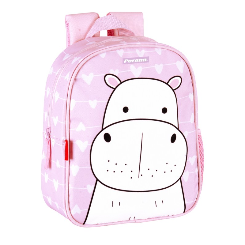 Mochila Infantil Hippo Rosa 28 Cm De Vuela al Cole