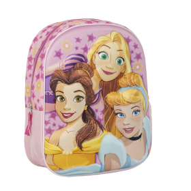 Mochila Infantil Princesas 3D De Vuela al Cole