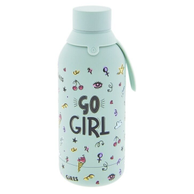Botella Térmica Con Adaptador 500 Ml Mint Go Girl