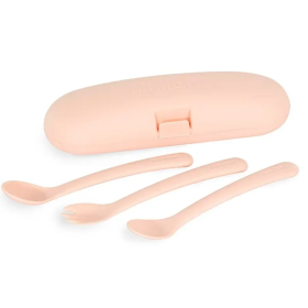 Conjunto De Cubiertos Con Estuche Rosa