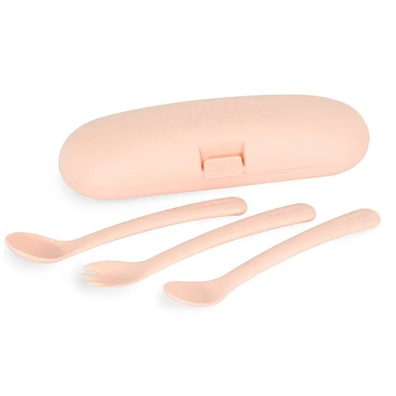 Conjunto De Cubiertos Con Estuche Rosa