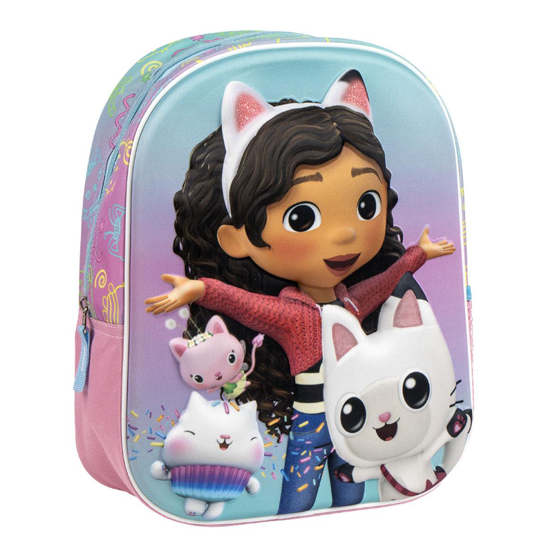 Mochila La Casa De Gabby 3D De Vuelta al Cole