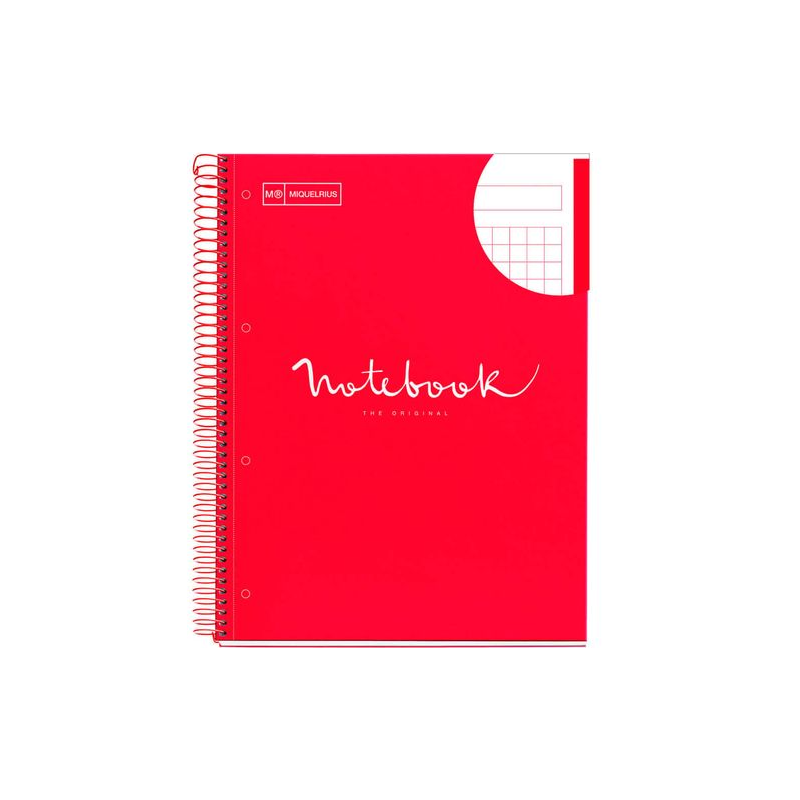 Cuaderno A4 80 Hj 90 Gr Rojo Emotions