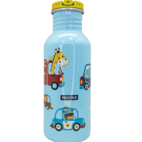 Botella Inox Coches 500 Ml De Vuelta Al Cole