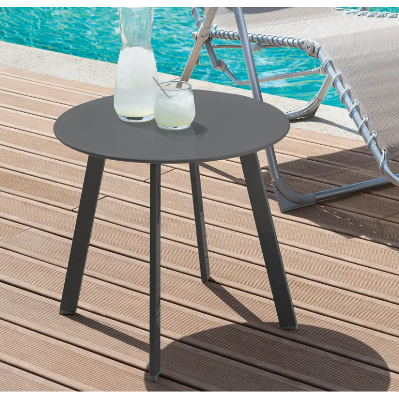 Mesa Auxiliar Saona 50 cm Gris Grafito