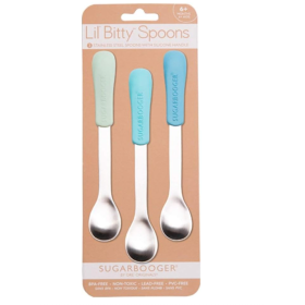 Pack 3 Cucharas Lil Bitty Azul Bebé De Vuelta al Cole