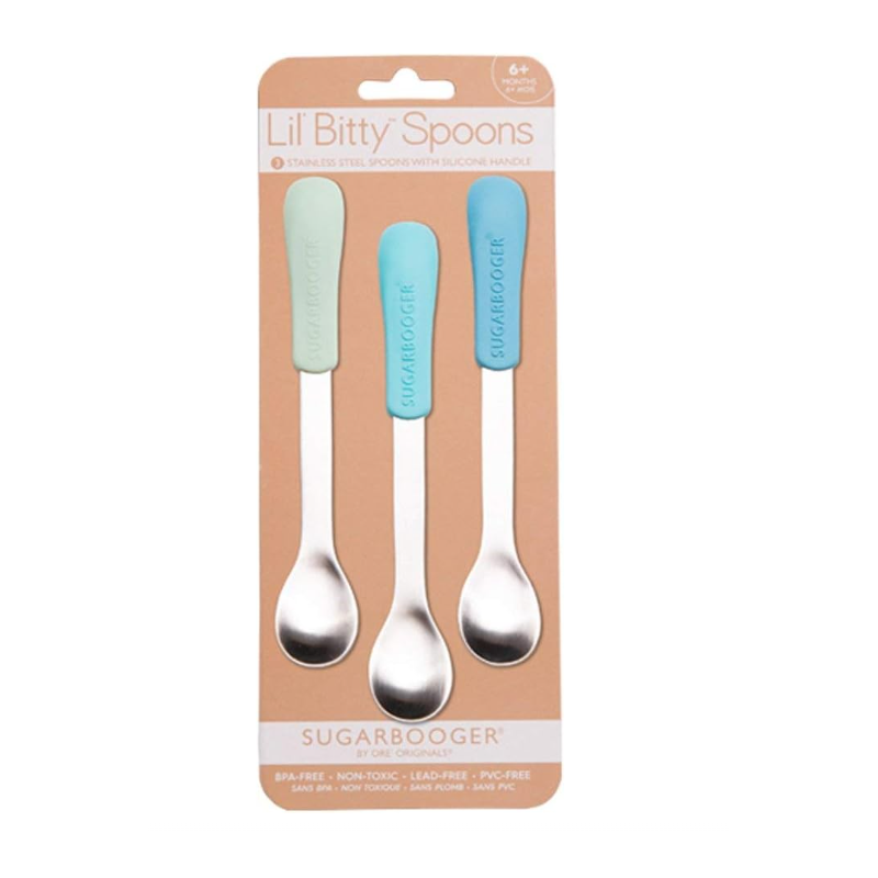 Pack 3 Cucharas Lil Bitty Azul Bebé De Vuelta al Cole