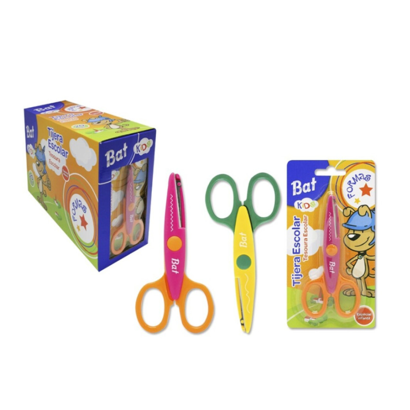 Tijeras Bat Formas En Blíster