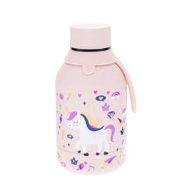 Aurea Botella Térmica 350 Ml Unicornio Rosa De Vuelta al Cole