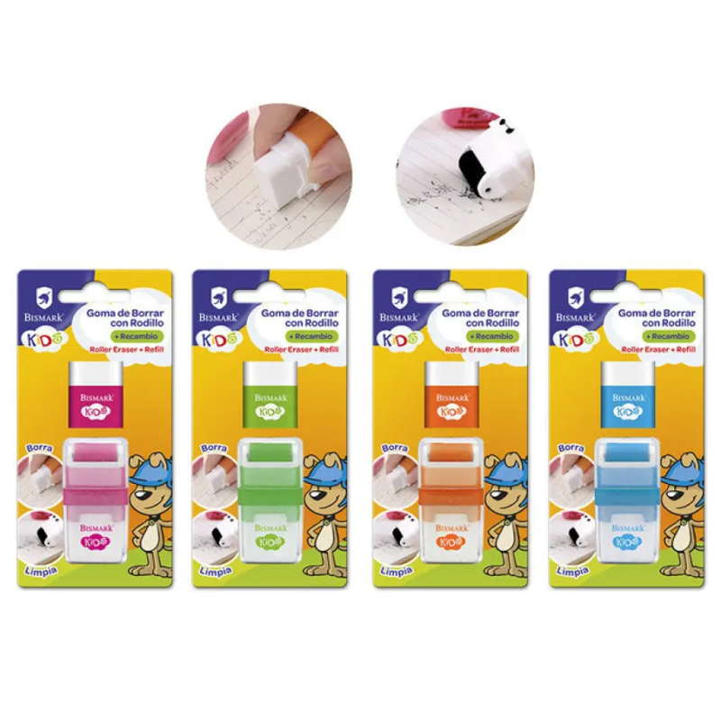 Goma De Borrar Roll On Protector + 1 Recambio Surtido