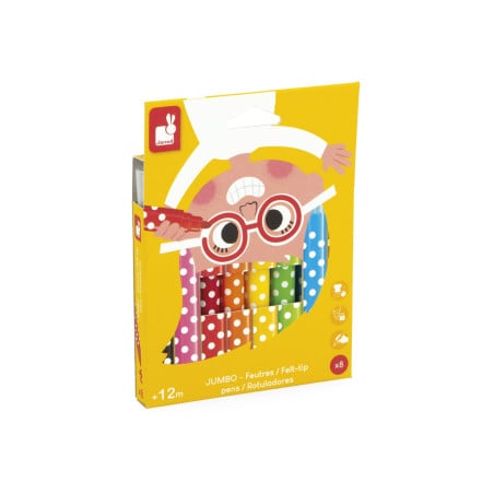 Rotuladores Jumbo 8 Unidades