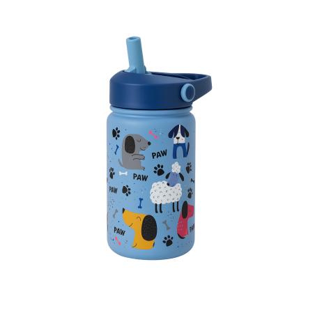 Aurea Botella Térmica 330 Ml Swy Paw Azul