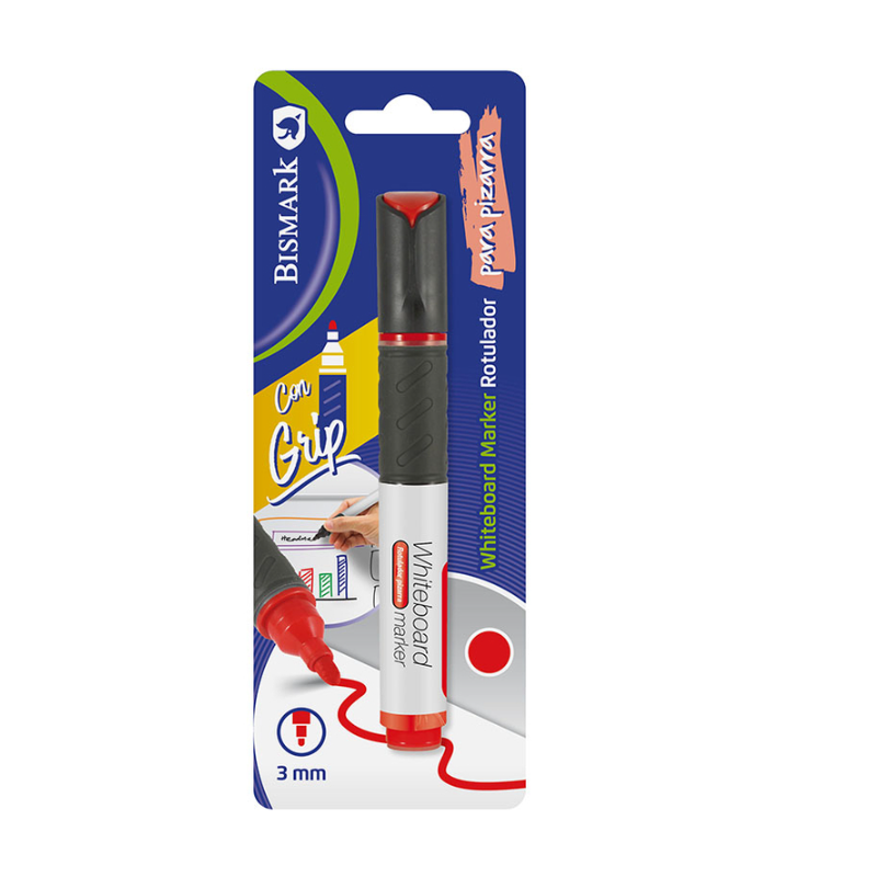 Rotulador Pizarra Rojo Bismark De Vuelta al cole