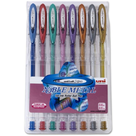 Pack 8 Bolígrafos Gel Metalizados De Vuelta Al Cole