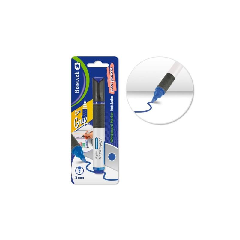 Rotulador Pizarra Azul Punta Redonda