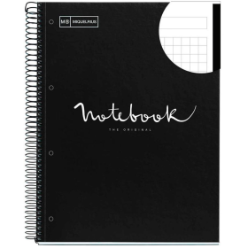 Cuaderno A4 80 Hojas 90 Gr Negro Emotions