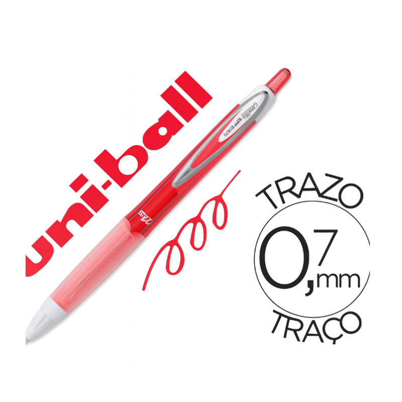 Bolígrafo Rojo Uni-ball UMN-207