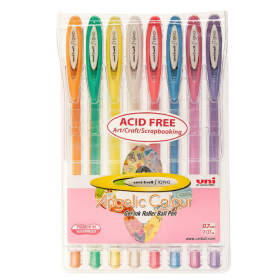 Pack 8 Bolígrafos Gel Colores Pastel