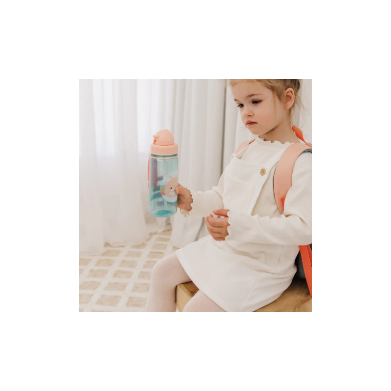 Botella Con Pajita Gato