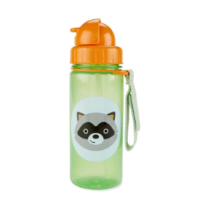 Botella Con Pajita Mapache