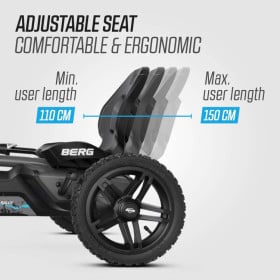 Coche de pedales BERG Rally DRT Black BFR-3   2