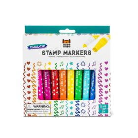 Pack 8 Rotuladores Con Sellos Vuelta al Cole