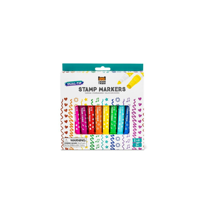 Pack 8 Rotuladores Con Sellos Vuelta al Cole