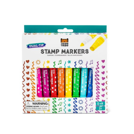 Pack 8 Rotuladores Con Sellos Vuelta al Cole