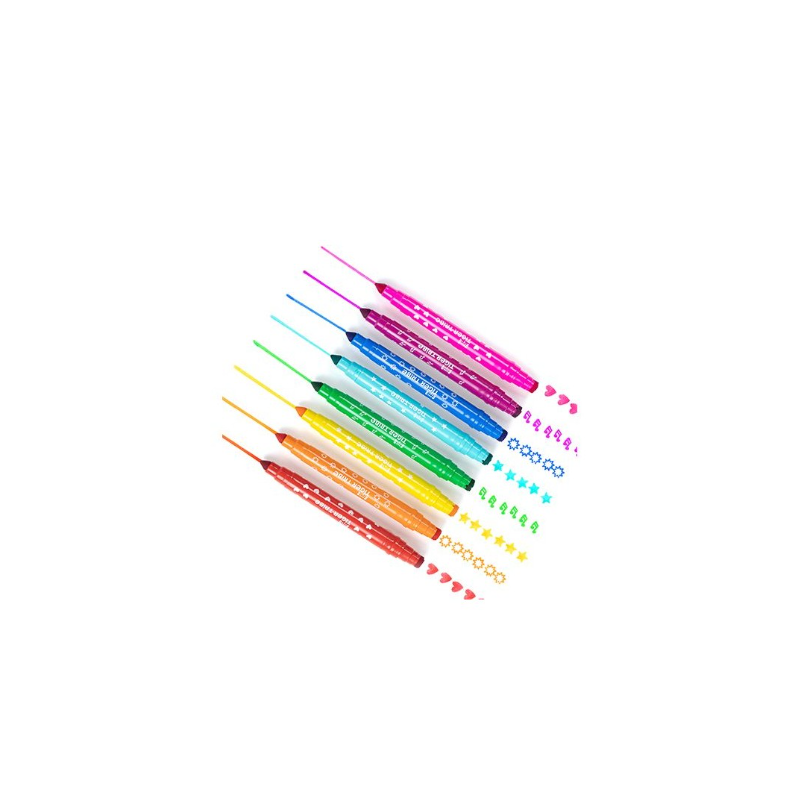 Pack 8 Rotuladores Con Sellos