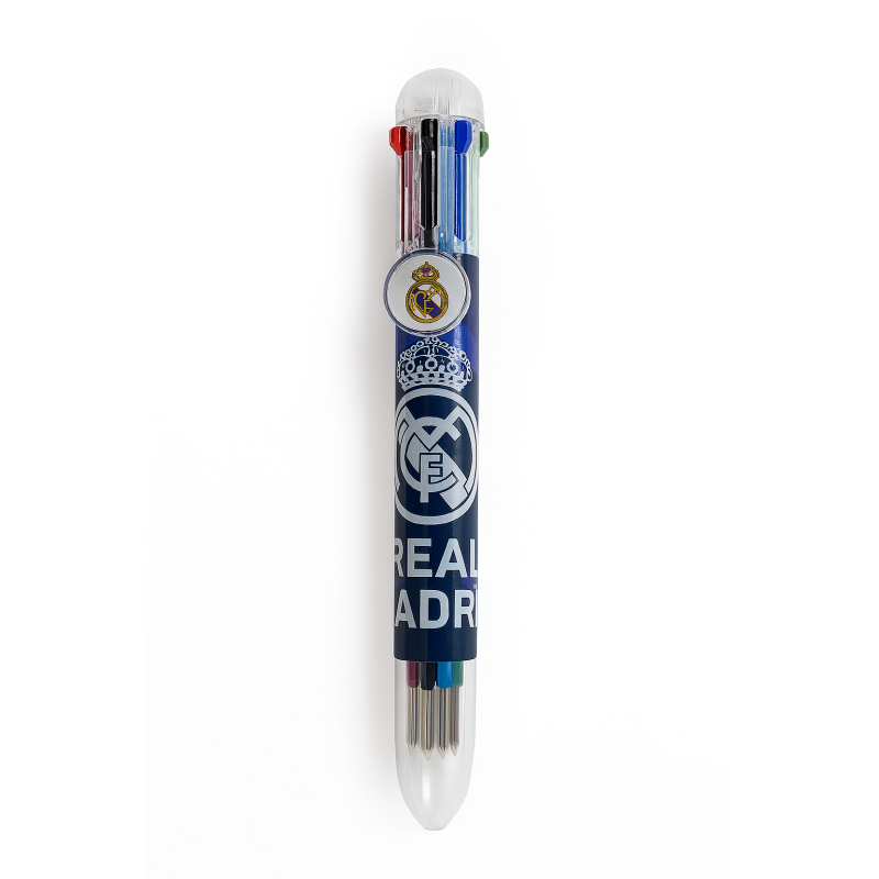 Real Madrid Bolígrafo 8 Colores De Vuelta Al Cole