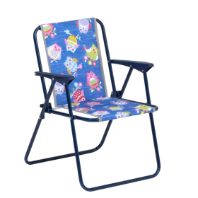 Sillón Infantil Azul Estampado De Alco