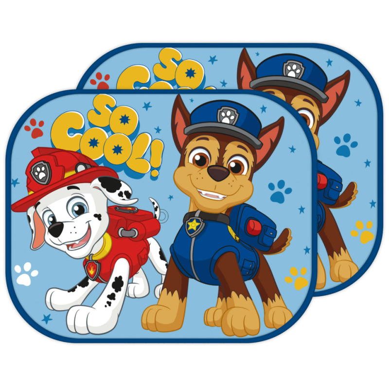 Set 2 Parasoles Coche Patrulla Canina