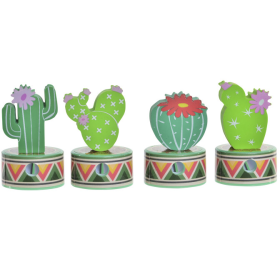 Sacapuntas PS Goma 3,5x4 Cactus Surtido 2