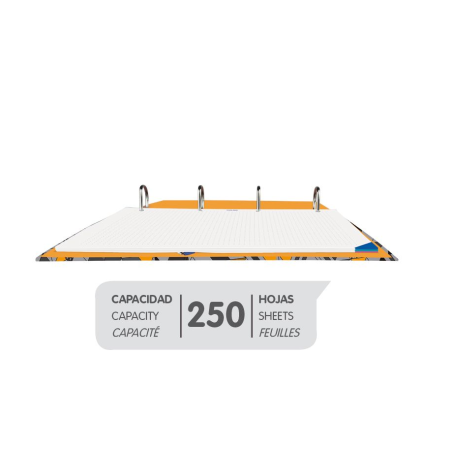 Carpeta Anillas Con Goma Cube Milan